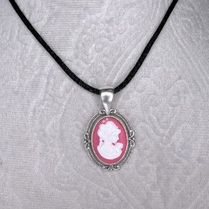 Handmade Vintage Style Cameo Pendant Necklace